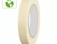 Ruban papier adhésif de masquage caoutchouc naturel 19mmX50M Blanc crème | RMS019-M | Bulteau Systems