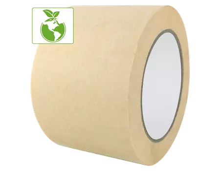 Ruban papier adhésif de masquage caoutchouc naturel 75mmX50M Blanc crème | RMS075-M | Bulteau Systems