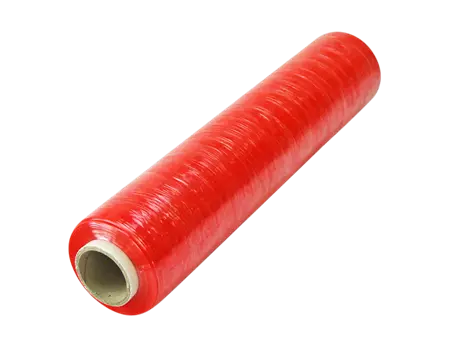 Film étirable manuel teinté rouge 15µ 450 mm x 270 M | FMM020RB-M | Bulteau Systems