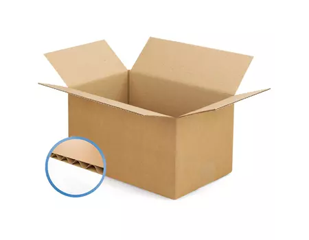 Caisse carton américaine simple cannelure 14 x 10 x 9 cm | BOC1001-M | Bulteau Systems