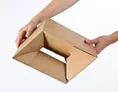 Caisse carton palettisable à fond automatique 19,4 x 19,4 x 18,7 cm | OD0602-M | Bulteau Systems