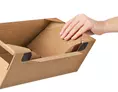 Caisse carton ouverte palettisable 57 x 38,2 x 9,4 cm | OD0624-M | Bulteau Systems
