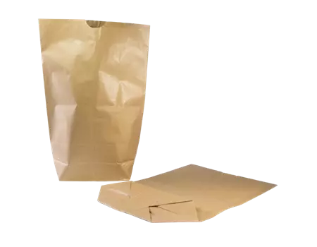 Sac papier écorné une feuille kraft brun à encoche 46 x 31 cm format N°15 | SACKE08-M | Bulteau Systems