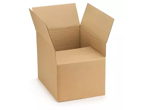 Caisse carton américaine simple cannelure à hauteur variable 20,5 x 20,5 x 15 cm (2 tailles) | BOC1009-M | Bulteau Systems