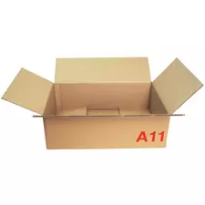 Caisse carton américaine double cannelure palettisable norme automobile type A11 60x40x20 cm