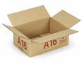 Caisse carton A16 - 30x20x12,5 cm | BOCG16-M | Bulteau Systems
