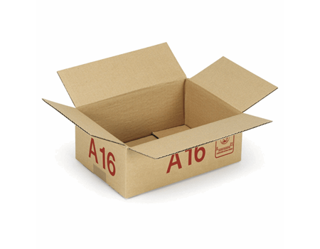 Caisse carton américaine double cannelure palettisable norme automobile type A16 30x20x12,5 cm | BOCG16-M | Bulteau Systems