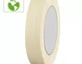 Ruban papier adhésif de masquage caoutchouc naturel 25mmX50M Blanc crème | RMS025-M | Bulteau Systems