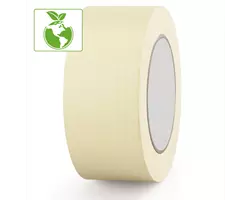 Ruban papier adhésif de masquage caoutchouc naturel 38mmX50M Blanc crème