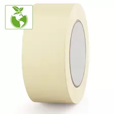 Ruban papier adhésif de masquage caoutchouc naturel 38mmX50M Blanc crème