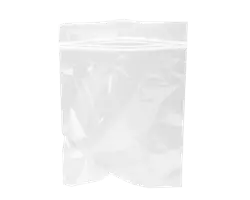 Sachet plastique zip transparent 50 microns 15 X 20 cm