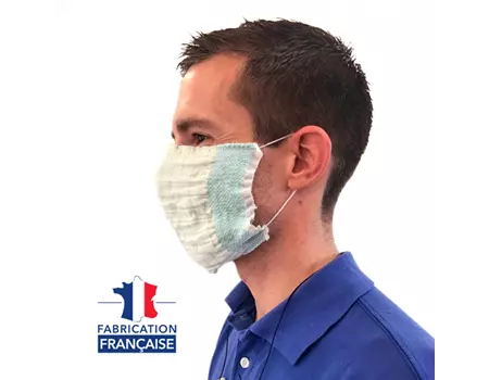 Masque barrière en tissu | MASK1-M | Bulteau Systems