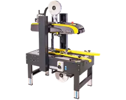 Fermeuse de caisses monoformat semi-automatique SIAT SK20 pour ruban de 75 mm de largeur