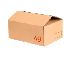 Caisse carton américaine double cannelure palettisable norme automobile type A9 60x40x30 cm