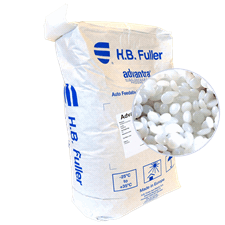 Colle Hotmelt H.B. Fuller Premium spécial packaging ADVANTRA 9256W base métallocène - Cadence très rapide