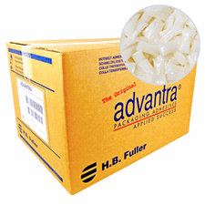 Colle Hotmelt H.B. Fuller Premium spécial packaging ADVANTRA 9256W base métallocène - Cadence très rapide - Berlingots
