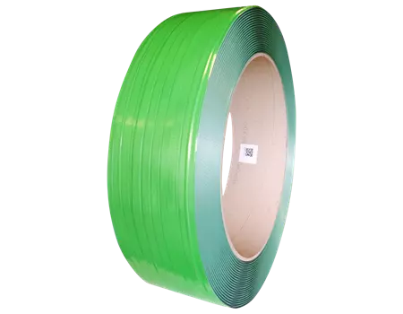 Feuillard polyester vert 100% recyclé 12mm x 0.7mm x 2600M diamètre intérieur 406mm | CPE7012D-M | Bulteau Systems