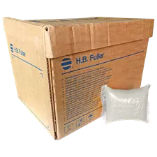 Colle Hotmelt H.B. Fuller spécial packaging routage et palettisation LUNATACK 7194 base caoutchouc synthéthique