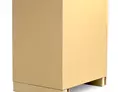 Pied de palette adhésif ultra-résistant en carton 190 x 90 x 100 mm 2 tubes adhésifs | PALV004 | Bulteau Systems