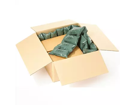 Coussins d'air AIRPREM3 pour colis moyen (5 à 7 kg) 10cm x 20cm x 1200M recyclé vert | AIR07PREM | Bulteau Systems