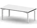 Table de préparation sur vérins électriques motorisés 120 x 90 cm | TBPVEL12090 | Bulteau Systems