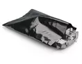 Gaine plastique opaque noire 60µ 393mm X 205M | GP02-L | Bulteau Systems