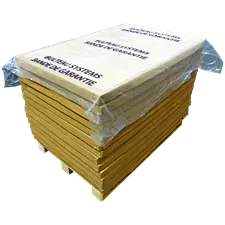 Coiffe de palette PEBD imprimée bande de garantie 30µ 1400*1600 mm