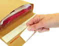 Pochette d'expédition papier kraft aller-retour 22,9 x 16,2 cm | PEK01 | Bulteau Systems