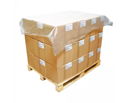 Coiffe de palette PEBD 30µ transparente recyclé 45% 700 mm x 1600 mm | COB30DG-M | Bulteau Systems