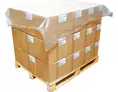 Coiffe de palette PEBD 30µ transparente recyclé 45% 700 mm x 1600 mm | COB30DG-M | Bulteau Systems