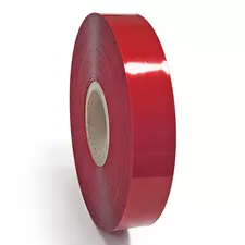 Bande plastique rouge pour banderoleuse de table 20mm x 200M