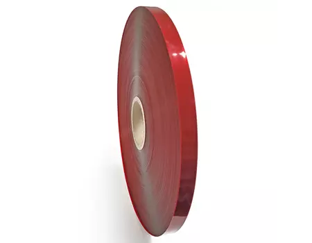 Bande plastique rouge 90µ pour banderoleuse de table 20mm x 2000M | FTBRS20902000-L | Bulteau Systems