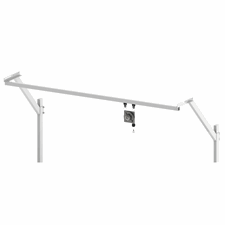 Rail et équilibreur de charge pour tables de travail de longueur 120 cm