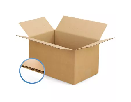 Caisse carton américaine simple cannelure 16 x 12 x 11 cm | BOC1002-M | Bulteau Systems