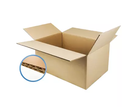 Caisse carton américaine double cannelure 25 x 25 x 25 cm | BOC2006-M | Bulteau Systems