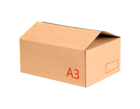 Caisse carton américaine double cannelure palettisable norme automobile type A3 120 x 50 x 50 cm | BOCG3-M | Bulteau Systems