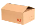 Caisse carton américaine double cannelure palettisable norme automobile type A3 120 x 50 x 50 cm | BOCG3-M | Bulteau Systems