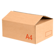 Caisse carton américaine double cannelure palettisable norme automobile type A4 120 x 50 x 30 cm