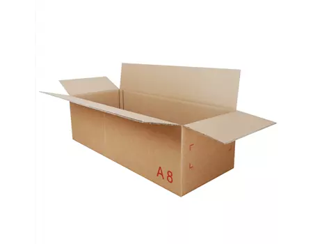 Caisse carton américaine double cannelure palettisable norme automobile type A8 100 x 40 x 30 cm | BOCG8-M | Bulteau Systems