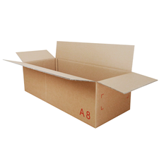 Caisse carton américaine double cannelure palettisable norme automobile type A8 100 x 40 x 30 cm