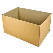 Demi-caisse carton américaine double cannelure 118,5 x 78,5 x 43,5 cm