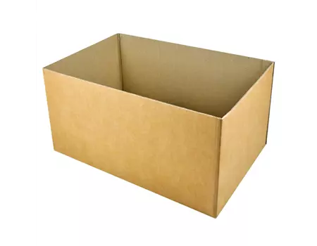 Demi-caisse carton américaine double cannelure 118,5 x 78,5 x 101,6 cm | BOC2109-M | Bulteau Systems