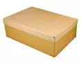 Coiffe carton simple cannelure pour demi-caisse 40 x 30 x 5 cm | OD1003-M | Bulteau Systems