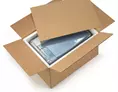 Intercalaire en carton ondulé simple cannelure 375 x 272 mm épaisseur 4 mm | OP0062-M | Bulteau Systems