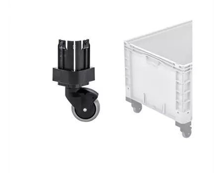 Roulette pour bacs gerbables 800 x 600 mm | PALP113 | Bulteau Systems