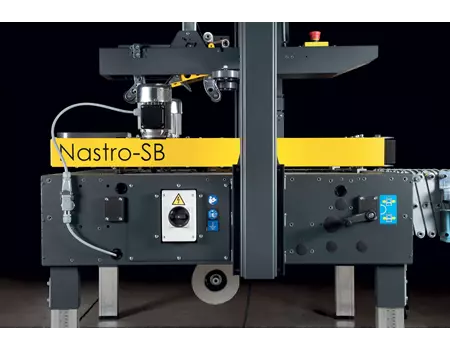 Fermeuse de caisses monoformat semi-automatique SIAT NASTRO-SB M5-L | MOL135-4NASTRO | Bulteau Systems