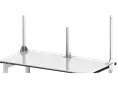 Montant intermédiaire hauteur 50 cm | MTINT50 | Bulteau Systems