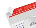 Pochette d'expédition carton rigide et remplissage latéral 32,2 x 22,7 x 3 blanche | OD0525-M | Bulteau Systems