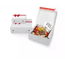 Boîte cadeau coffret imprimé nœud rouge 24,1 x 16,6 x 9,4 cm