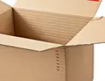 Carton à fond automatique hauteur variable à fermeture adhésive et bande d'arrachage 34,4 x 29 x 3,2-13,2 cm | OD0584-M | Bulteau Systems